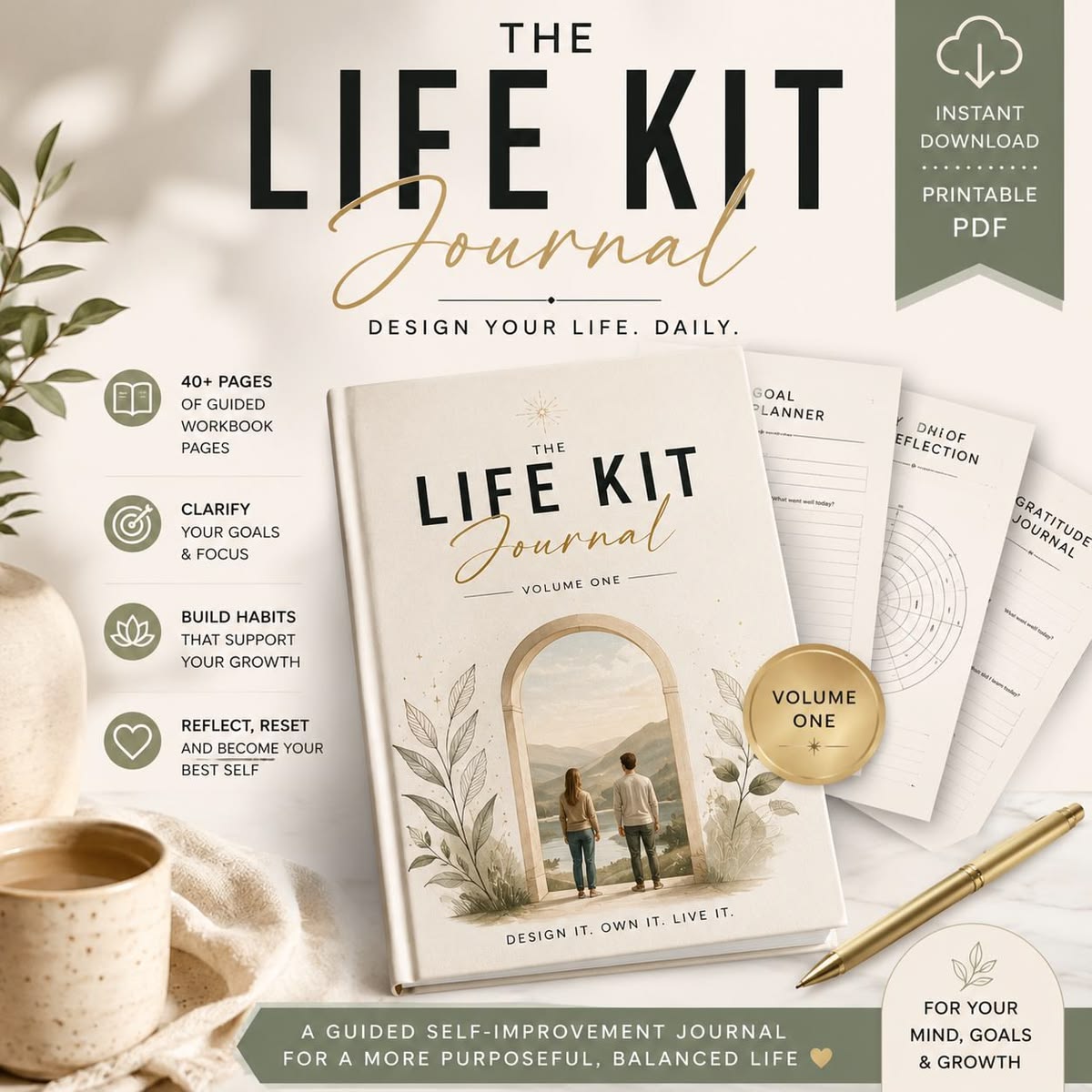 Get Your Life Together Kit – Career OS + Printable Planner Bundle