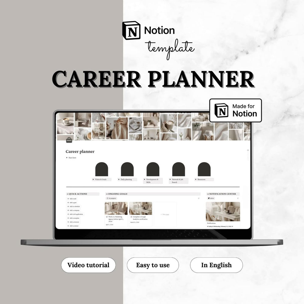 Career OS – Ultimate Notion Career &amp; Life Organizer Template